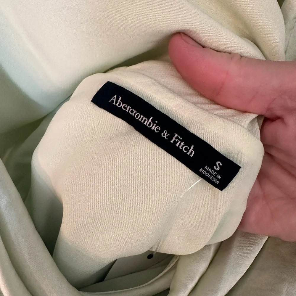 NWT Abercrombie & Fitch cowl neck draped maxi Dress S - Picture 6 of 10